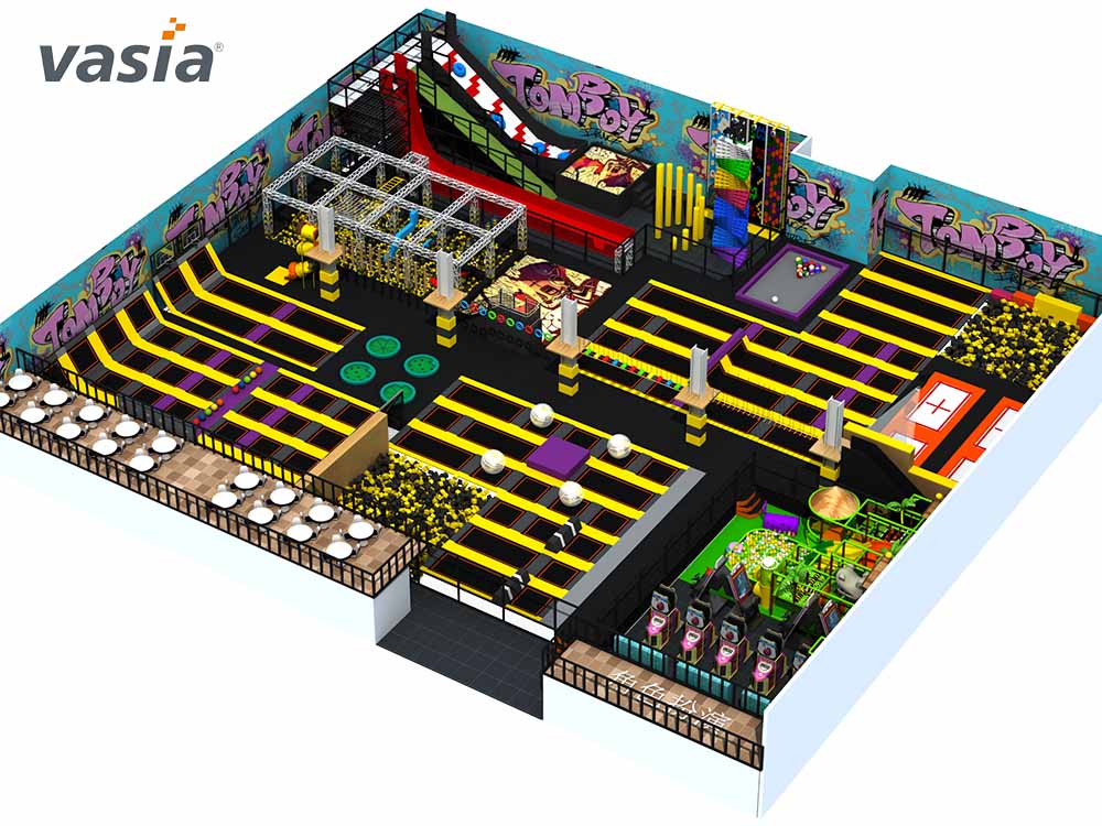 Indoor trampoline park Indoor trampoline park